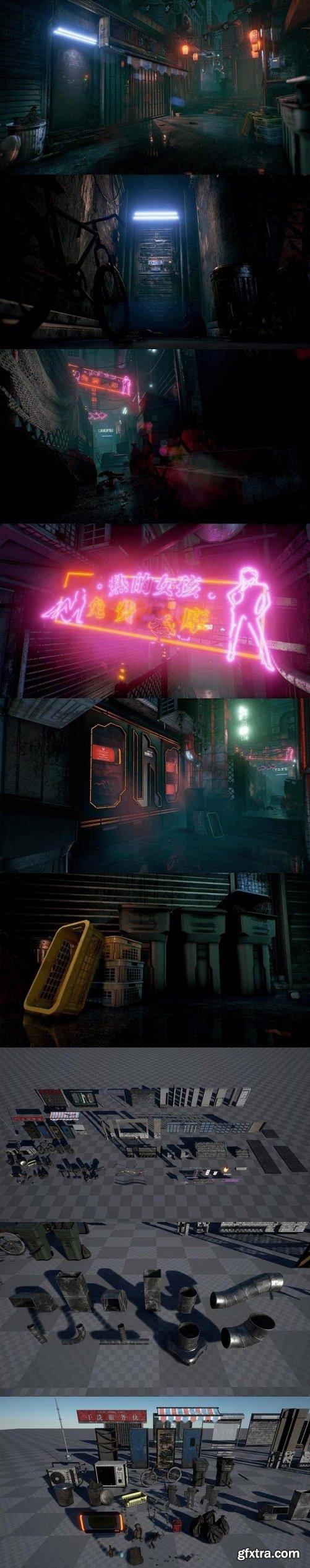 Unreal Engine – Hong Kong Alley