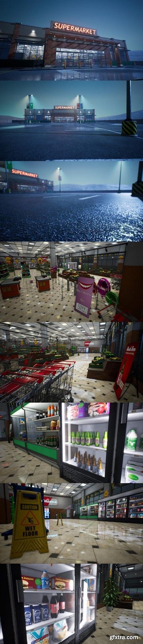 Unreal Engine – Supermarket