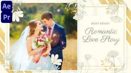 Videohive - Romantic Love Story || Wedding Slideshow (MOGRT) - 35494149