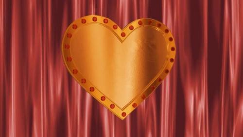 Videohive - Gold Heart - 25616240