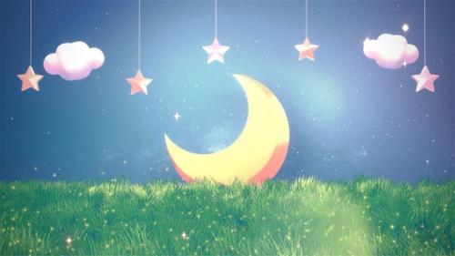 Videohive - Moon and Grass - 35414634