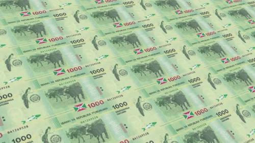 Videohive - Burundi Money / 1000 Burundian Franc 4K - 35450655