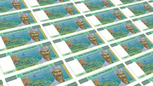 Videohive - Djibouti Money10000 Djiboutian Franc 4K - 35457097