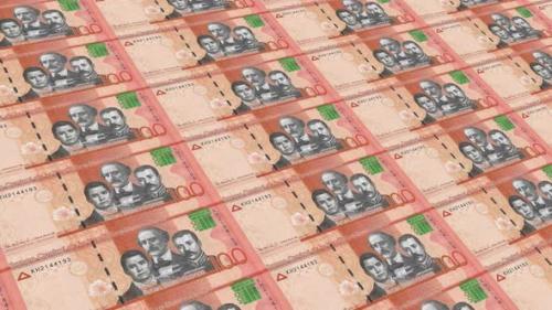 Videohive - Dominican Republic Money 100 Dominican Peso 4K - 35457101