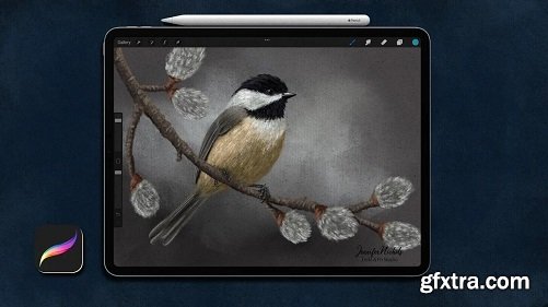 Soft Pastels in Procreate: Learn How to Draw Birds by Creating this Gorgeous Chickadee