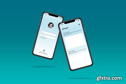 Phone Logo & UI Design Mockup