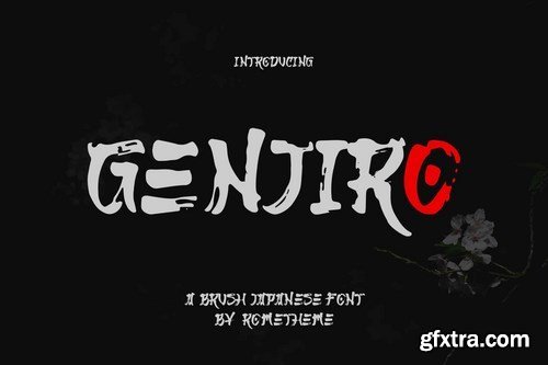 Genjiro - Japanese Font