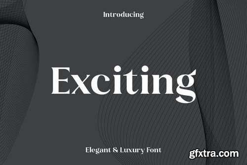 Exciting Display Font