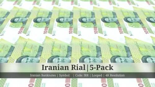 Videohive - Iranian Rial | Iran Currency - 5 Pack | 4K Resolution | Looped - 35541725