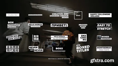 Videohive Box Titles | After Effects 35564883