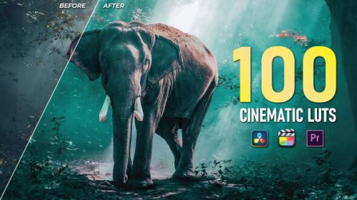 Videohive - 100 Cinematic LUTs Color Grading - 35390122