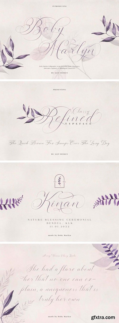 Boby Marlyn Calligraphy Font