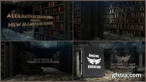 Videohive Book In The Library | Adventure 22510803