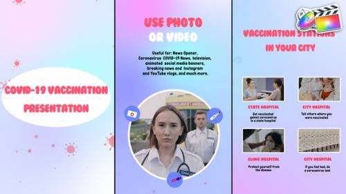 Videohive - Covid-19 Vaccination Mobile Presentation for FCPX - 35636543
