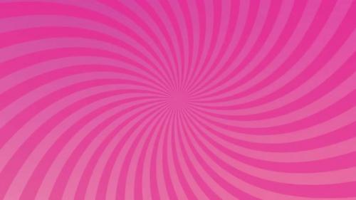 Videohive - Stripes rotating and moving against pink background - 35624248