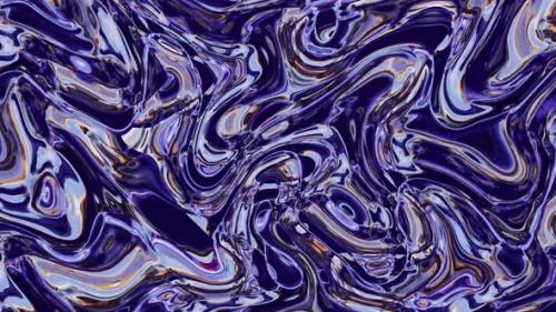 Videohive - Abstract blue color shiny liquid wave. Blue liquid flowing and waving. Vd 843 - 35630271