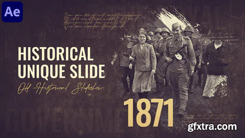 Videohive Historical Timeline Slideshow || Brush Slideshow 35536059