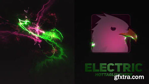 Videohive Electric glitch logo 21270266