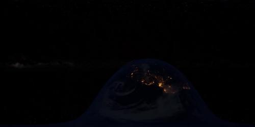 Videohive - VR 360 Earth and Sun From Space - 35633462