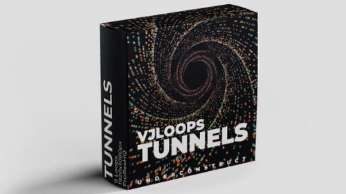 Videohive - VJ LOOPS Tunnels Collection - 35621292