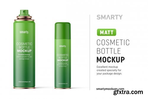 Matte cosmetic bottle mockup 150ml 4853738