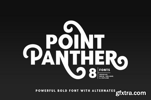 Point Panther (8 BOLD FONTS) 4065146