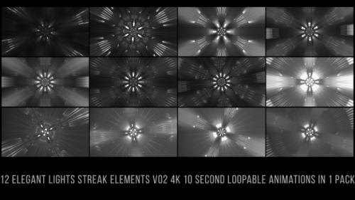 Videohive - Elegant Light Streaks Gray V02 - 35603519