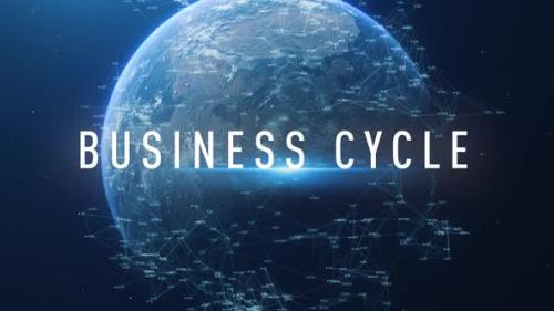 Videohive - Digital Cyber Earth Business Cycle - 35561609