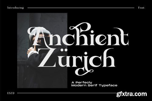 Ancient Zurich - Serif Elegant Font Logotype Brand