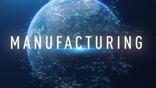 Videohive - Digital Cyber Earth Manufacturing - 35561519