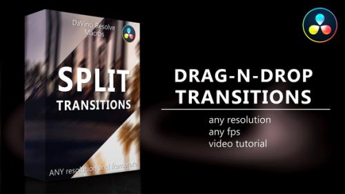Videohive - Split Transitions for DaVinci Resolve - 35710701