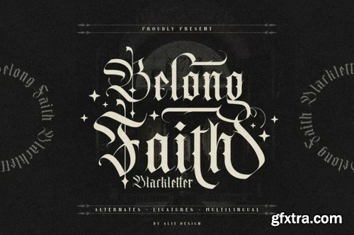 Belong Faith Blackletter Font