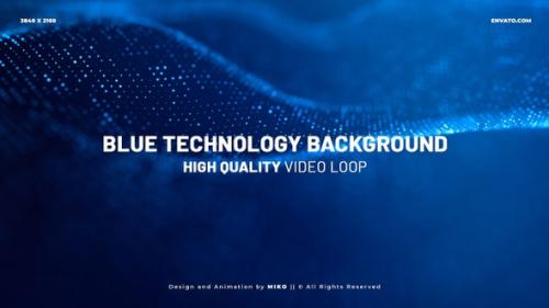 Videohive - Blue Technology 3 Background 4K - 35783304