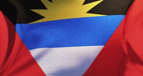 Videohive - Antigua and Barbuda - Flag - 4K - 35655295