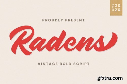 Radens - Vintage Bold Script 4748779