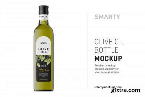 Olive oil bottle mockup 4539334