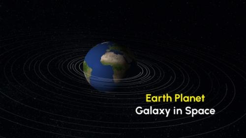 Videohive - Earth Planet Galaxy in Space Motion - 35649696