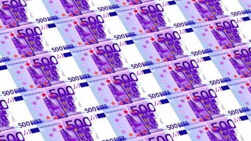 Videohive - 500 Euro Note Money Loop Background 4K 06 - 35658648