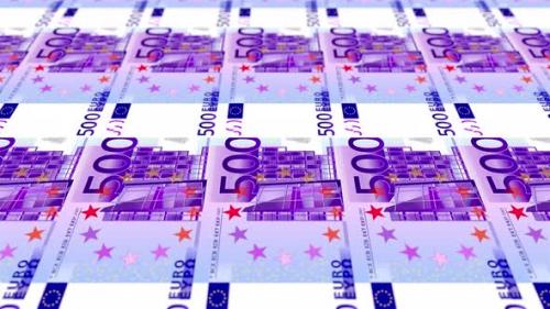 Videohive - 500 Euro Note Money Loop Background 4K 10 - 35658655
