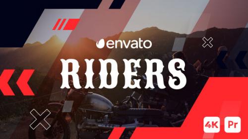 Videohive - Riders - Motorcycle Slideshow | Premiere Pro MOGRT - 35755048