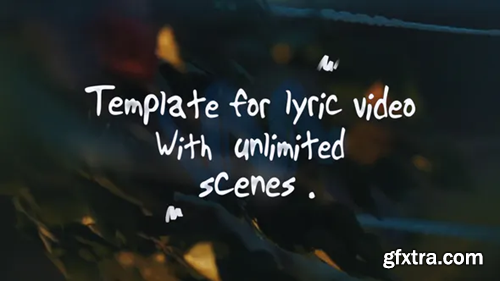 Videohive Lyric Video Template 28438225