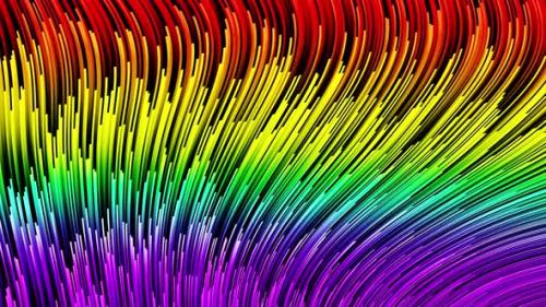 Videohive - Pride LGBT Wavy Texture Background 4K - 35826412