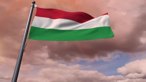 Videohive - Hungary Flag 4K - 35833845