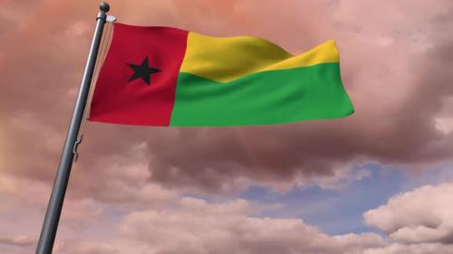 Videohive - Guinea Bissau Flag 4K - 35825109
