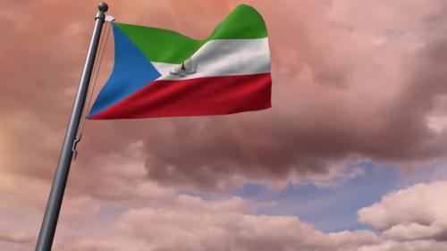 Videohive - Equatorial Guinea Flag 4K - 35825114