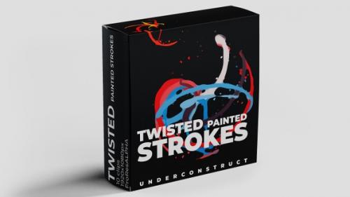 Videohive - Painted Twisted Strokes - 35826345