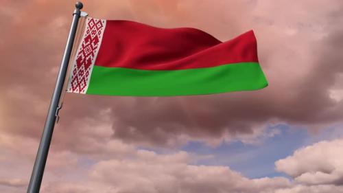 Videohive - Belarus Flag 4K - 35807612