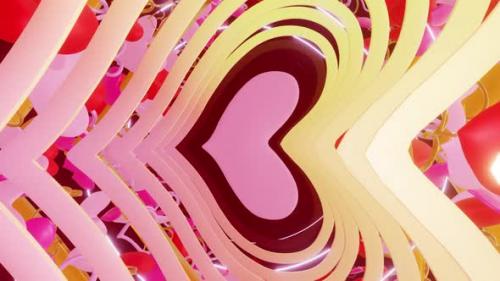 Videohive - Valentines Love In Tunnel 03 HD - 35811119