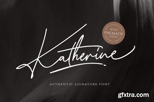 Katherine Script (+Premade Logo) 3577721