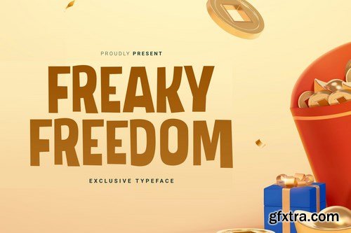 Freaky Freedom - Playful Typeface